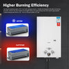 16L Propane Gas Tankless Instant LPG Hot Water Heater Boiler With Shower Kit