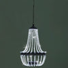 Solar Powered Acrylic Crystal Chandelier Light Outdoor Garden Meadow Cool White