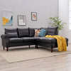 L-Shaped Corner Sofa, Sectional Couch with Built-in USB Port Chaise