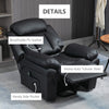 PU Leather Lift Stand Assistance Recliner Extra Padded Electric Power w/Remote
