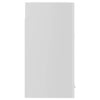 Hanging Glass Cabinet High Gloss White 60x31x60 cm Engineered Wood
