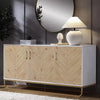 Sideboard Display Cabinet TV Stand Shelf Living Room Wooden Storage Cupboard