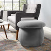 Velvet Stool Round Ottoman Footstool Pouffe Footrest Dressing Table Seat Chair