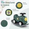 3-in-1 Toddlers Rocking Horse & Scooter Balance Bike Ride On Rocking Toy w/Wheel
