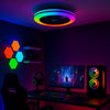 Kanlux PLAVE LED Ceiling Fan Light – RGB & CCT, Remote, 48W, Reversible Airflow