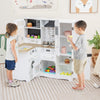 Kids Corner Play Kitchen Wooden Children Role Play Pretend Cooking Playset