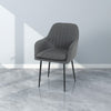 Set of 4 Modern Fabric Dining Chair Set Thicken Upholstered Kitchen Armchair
