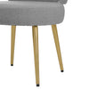 Occasional Linen Dressing Table Makeup Vanity Chair Cushiony Seat Kids Low Stool