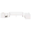 Camerina 2 Piece Garden Set White Solid Wood Pine,Garden Set,Patio M0C1