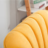 Upholstered Shell Back Sofas Armchair Fabric Accent Chair+Pillow Bedroom Lounge