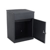 Outdoor Waterproof Parcel Delivery Drop Box Lockable Storage Letter Post Box+Key