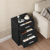 1/2x Bedside Table Cabinets w/ Charging Station Nightstand Storage Unit 3 Drawer