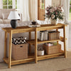 Solid Wood Console Table, 63'' Farmhouse Sofa Table Behind Couch for Living Room