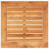 Garden Table - Dining Table - Poly Rattan Acacia Wood - Patio Backyard W6L3