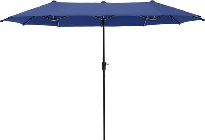 Large Parasols Outdoor Umbrella Patio Umbrella Double-Sided Market Umbrella 13ft