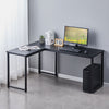Computer Desk Office Study Workstation Metal Legs Home Corner Table Stand MDF