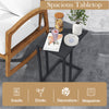 Indoor Outdoor Sofa Couch Table with Adjustable Foot Pads-Dark Gray