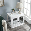 Furniture Style Dog Crate, Puppy Cage End Table, Pet Kennel House with Doors