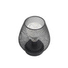 Set of 2 Iron Cage Cordless Table Lamp Sofa Side Bedside Night Light Edison Bulb
