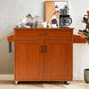 Kitchen Island Cart Rolling Storage Trolley Cart Kitchen Serving Utility Trolley