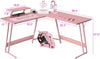 L-shaped Computer Desk Large Home Office Writing Workstation Corner Desk