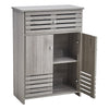 Bathroom Cabinet Basin Unit Storage Cupboard MDF Wooden Modern Furniture Grey