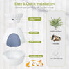 Smart Plant Cat Litter Box Electronic Odor Removal & Sterilization w/ Faux Plant