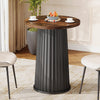 Round Dining Table for 2, 23-Inch Modern Small Circle Kitchen Dinner Table