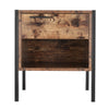 Retro Wooden Nightstand Drawer Cabinet Side End Table Bedroom Bedside Table Desk
