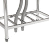 Stainless Steel Double Bowl Kitchen Sink Commercial Catering Wash Sink w/Shelf