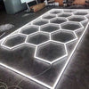 14 x Hexagon LED Lighting Car Detail Home Garage Workshop Retail Lighting Pmcvjx