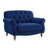 Dusk Hebden Royal Blue Velvet Loveseat RRP £439