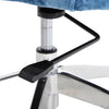 Office Chair Task Adjustable Height Mid Back Swivel Wheels Armrest Crush Velvet