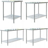 2/3/4/5/6 FT Stainless Steel Table Commercial Catering Work Prep Kitchen Bench