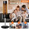 Oscillating Ceramic Tower Heater Indoor Portable Heater Fan w/Wireless Remote