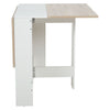 Dining Table Drop Leaf Extendable Breakfast Folding Desk Space Saving UK