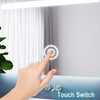 LED Bathroom Mirror Cabinet with Shaver Socket Demister Sensor Lights 600/ 700mm