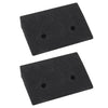 2x Anti Slip Rubber Ramps Motorcycle Ramp Car Driveway Curb Slop Ramp Threshold