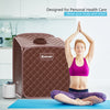 Foldbale Steam Sauna Personal Sauna Tent Steam Spa 9 Adjustable Temperature