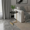 C-shaped Side End Table Small Coffee Table Living Room Bedroom Sofa Bed Tray