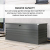 Metal Storage Box 1000L Lockable Gas Lift 185x82x79cm