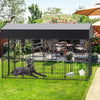 XXL Dog Playpen Outdoor Dog Kennel Enclosure House Premium Umbrella-Grade Roof