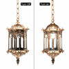 Vintage Ceiling Light Outdoor Pendant Lamp Lantern Yard Hanging Light