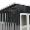8.5x5.5 7.3x4FT Metal Garden Shed Outdoor Storage Tool Sloped Roof Box W/ Window