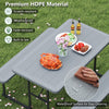 Picnic Table Bench Set for 2-4 People-Grey