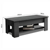 Wooden Coffee Table With Storage Lift Top Up Drawer Shelf Living Room Furniture