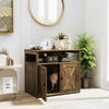 Enclosed Cat Washroom Wooden Side Table Cat Litter Box