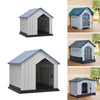 Large Outdoor Indoor Garden Pet Puppy Dog Animal Shelter Plastic Kennel House UK