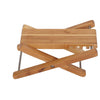 Bamboo Guitar Foot Stool Folding Musical Instrument Footrest 4 Adjustable Height