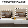 LED Hollywood Makeup Mirror Large Vanity Light Mirror with Dimmable LED Bulbs